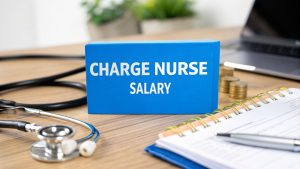 charge-nurse-salary-desk-setup