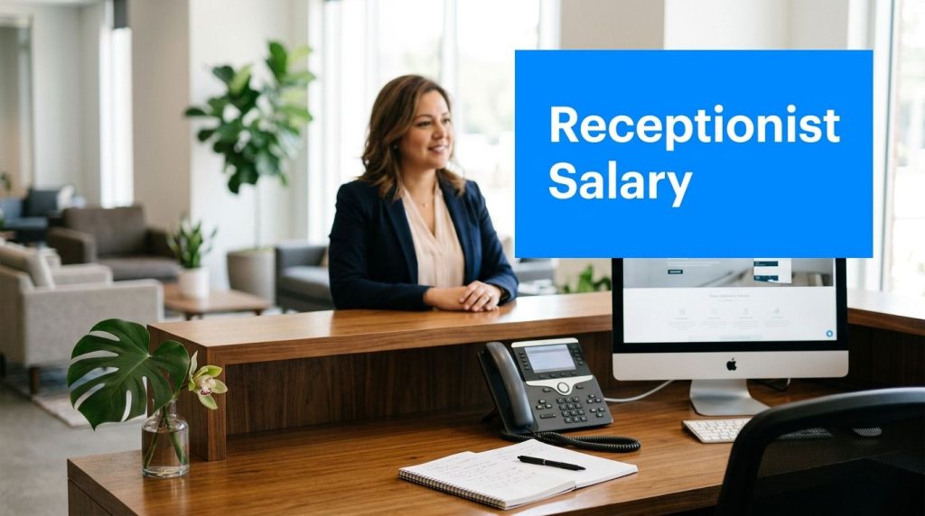 Average Receptionist Salary: A 2026 Global Guide average-receptionist-salary-office-receptionist