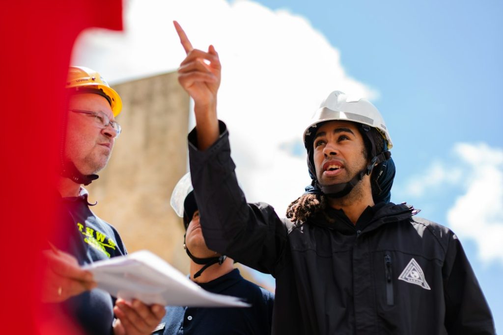 Engineer wearing a hard hat, representing technical careers in Canada's nuclear sector